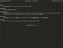 Tablet Screenshot of abevoelker.com